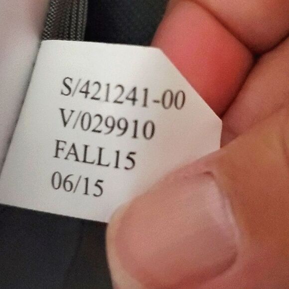 Banana Republic BR Monogram Charcoal Slim Fit Double Bent Italian Wool Blazer - Picture 13 of 13